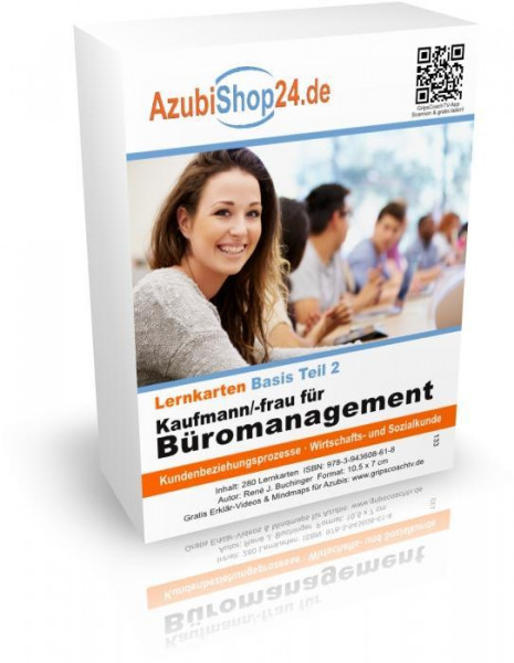 AzubiShop24.de Basis-Lernkarten Kaufmann / Kauffrau für Büromanagement Teil 2