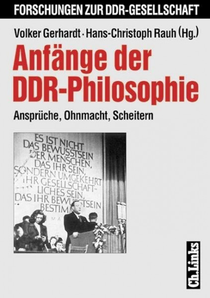 Anfänge der DDR-Philosophie 1945 - 1958