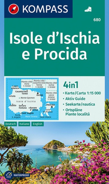 KOMPASS Wanderkarte Isole d' Ischia e Procida 1:50 000
