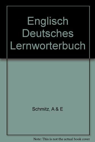 Englisch Deutsches Lernworterbuch