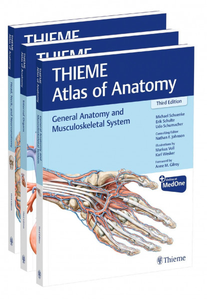 Atlas of Anatomy, Three Volume Set, Third Edition