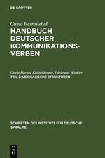 Handbuch deutscher Kommunikationsverben 2