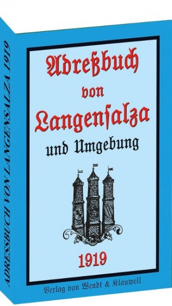 Adreßbuch / Einwohnerbuch der Stadt Langensalza 1919