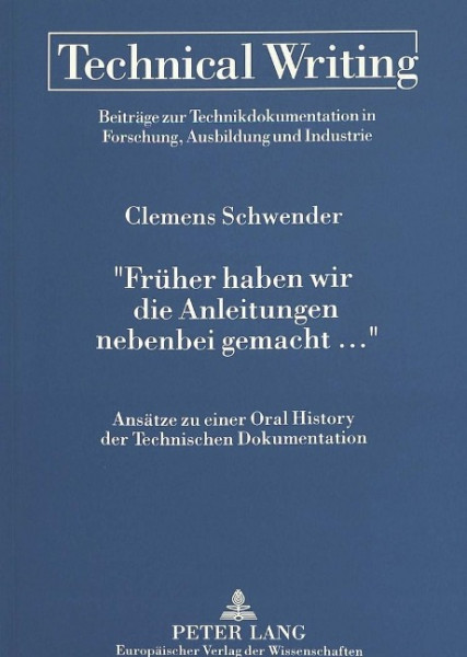 'Früher haben wir die Anleitungen nebenbei gemacht ...'