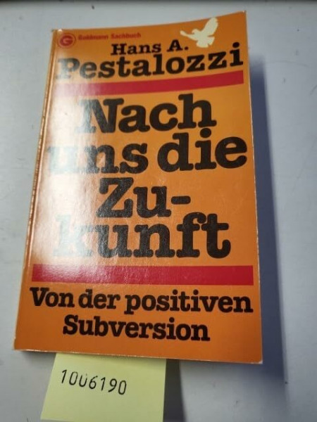 Nach uns die Zukunft. Von der positiven Subversion.