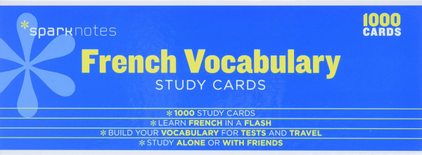 French Vocabulary Sparknotes Study Cards, Volume 9