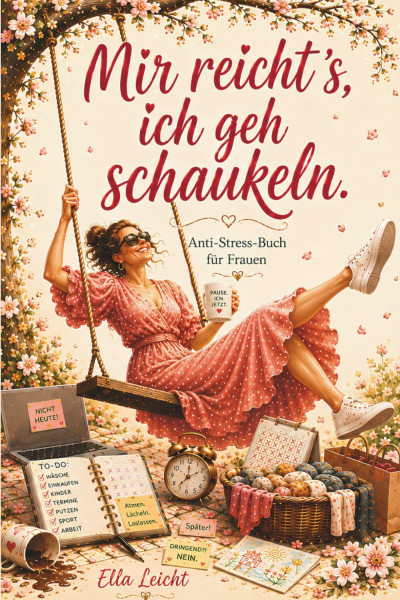 Mir reicht's, ich geh schaukeln: Das lustige Anti-Stress-Buch & originelle Geschenk für Frauen mit zu vielen To-dos und zu wenig Zeit für sich