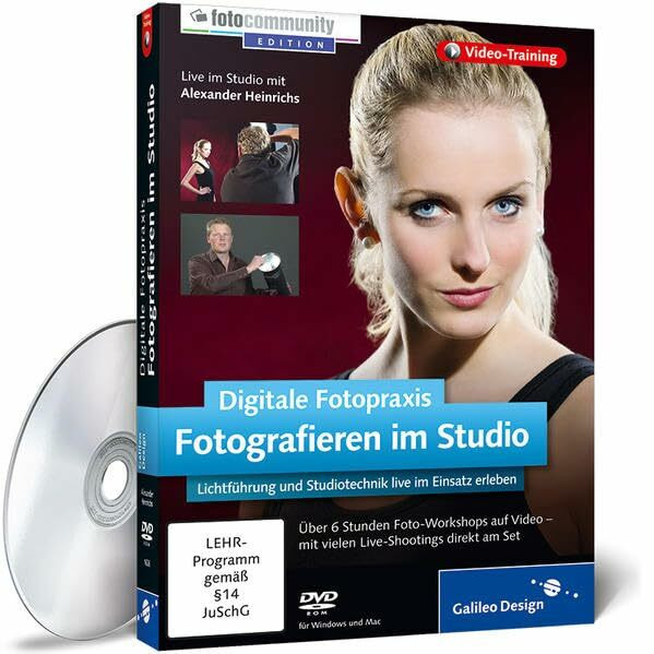 Digitale Fotopraxis: Fotografieren im Studio - Lichtführung und Studiotechnik live im Einsatz erleben