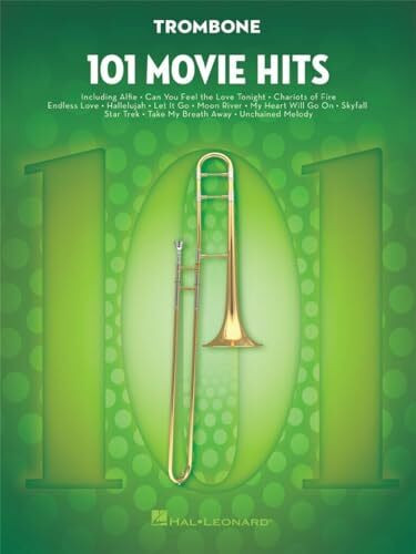 101 Movie Hits For Trombone: Noten, Sammelband für Posaune