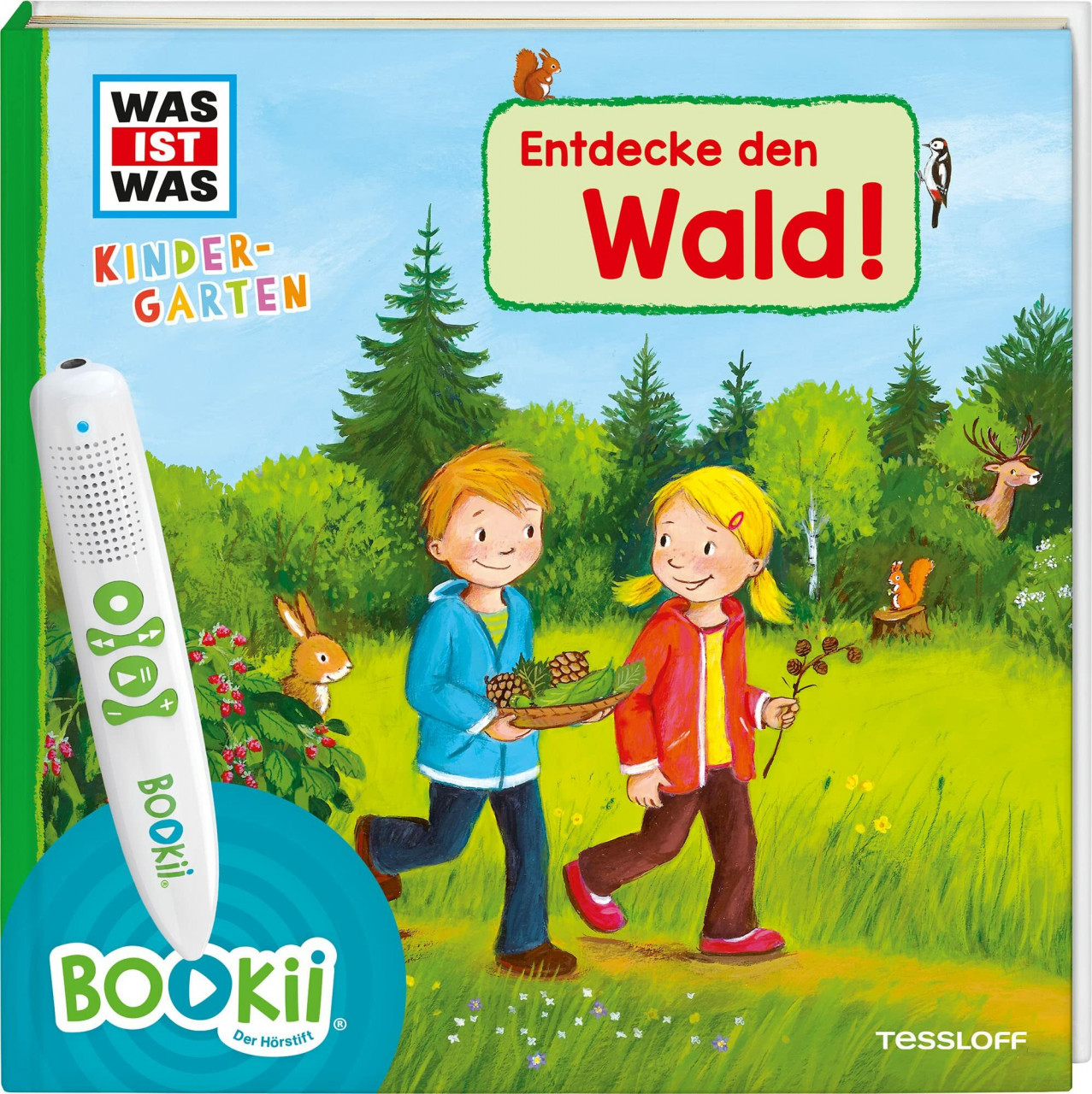BOOKii® WAS IST WAS Kindergarten Entdecke den Wald: Wald, Waldtiere und Waldforscher - ab 3 Ja...