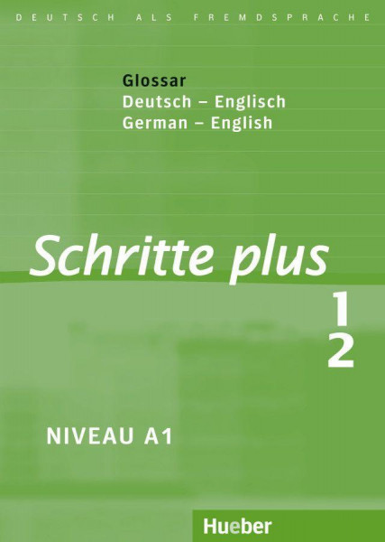 Schritte plus 1+2. Glossar Deutsch-Englisch - Glossary German-English