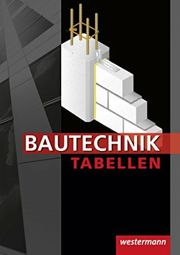 Bautechnik Tabellen: 15. Auflage, 2015