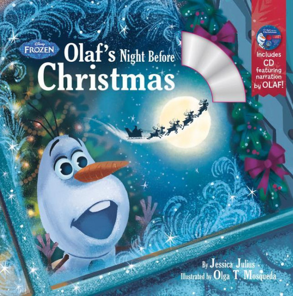 Olaf's Night Before Christmas: Book & CD