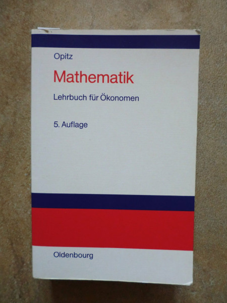 Mathematik Lehrbuch für Ökonomen