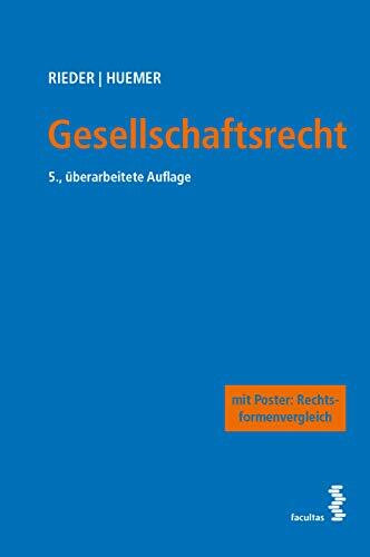 Gesellschaftsrecht: mit Poster: Rechtsformenvergleich