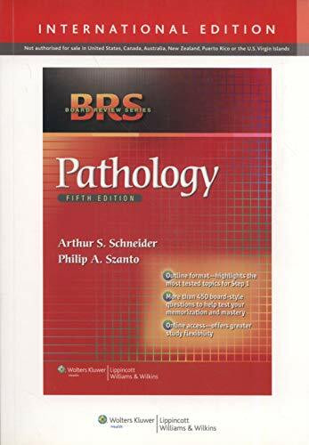 BRS Pathology, 5/e International Edition (Board Review Series)