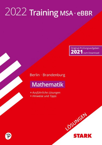 STARK Lösungen zu Training MSA/eBBR 2022 - Mathematik - Berlin/Brandenburg