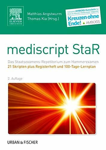 mediscript StaR Skripten-Paket Hammerexamen mit Registerheft: Inklusive AMBOSS 6-Monats-Upgrade