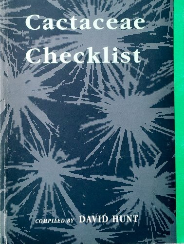 Cites Cactaceae Checklist (CITES Checklist)