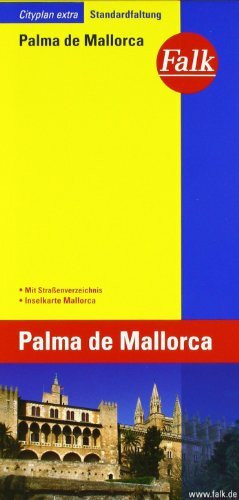 Falk Cityplan Extra Standardfaltung International Palma de Mallorca mit Inselkarte und mit Straßenverzeichnis
