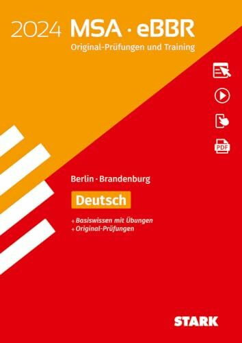STARK Original-Prüfungen und Training MSA/eBBR 2024 - Deutsch - Berlin/Brandenburg (Abschlussprüfungen)