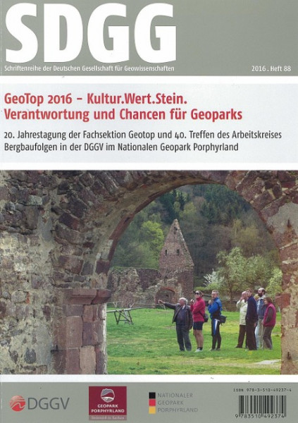 GeoTop 2016 - Kultur.Wert.Stein, Verantwortung und Chancen für Geoparks
