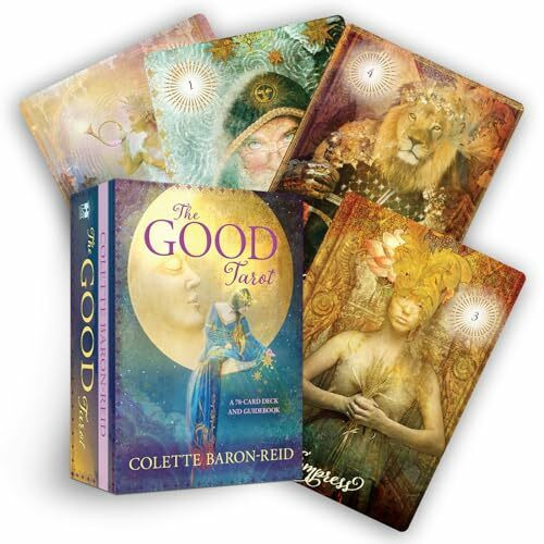 The Good Tarot: A 78-Card Modern Tarot Deck with The Four Elements - Air, Water, Earth And Fire for Suits - Inspirational Tarot Cards with Positive Affirmations