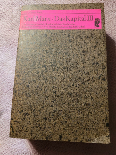 Das Kapital 3: Der Gesamtprozeß der kapitalistischen Produktion