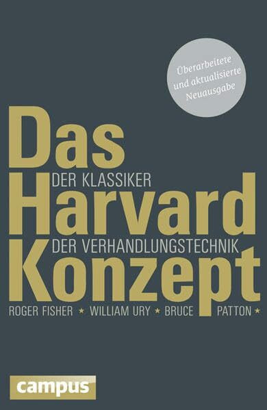 Das Harvard-Konzept: Der Klassiker der Verhandlungstechnik