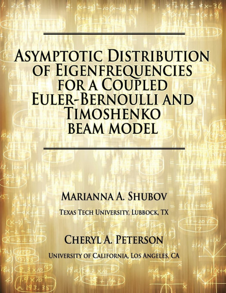 Asymptotic Distribution of Eigenfrequencies for a Coupled Euler-Bernoulli and Timoshenko Beam Model