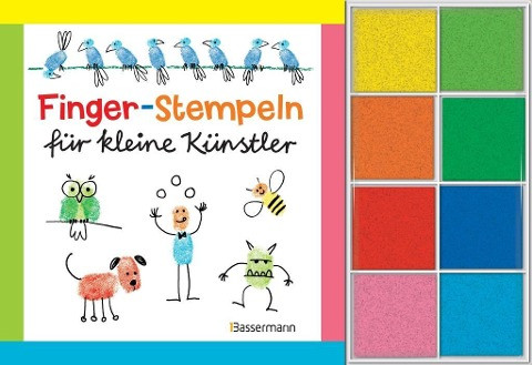 Fingerstempeln für kleine Künstler-Set