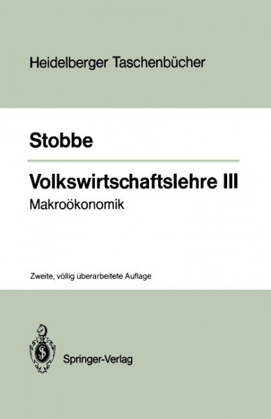 Volkswirtschaftslehre III