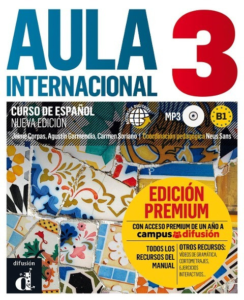 Aula internacional nueva edición 3. Libro del alumno + MP3-CD + Premium