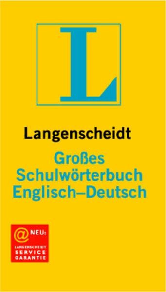 Langenscheidt Großes Schulwörterbuch, Englisch-Deutsch