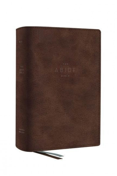 The Net, Abide Bible, Leathersoft, Brown, Comfort Print: Holy Bible