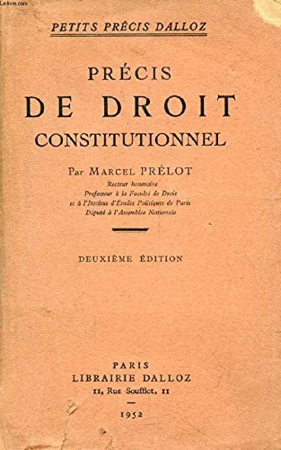 Precis de droit constitutionnel