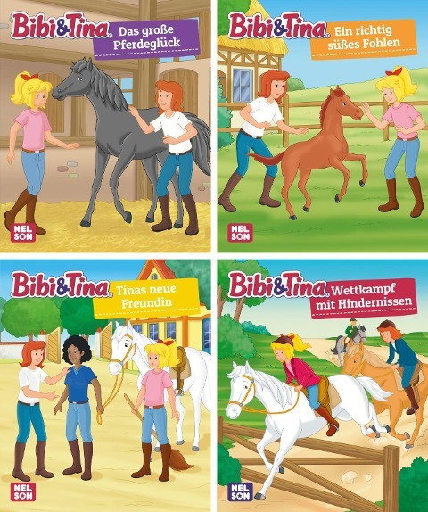 Nelson Mini-Bücher: Bibi und Tina 33-36