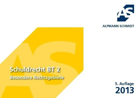 Schuldrecht BT 02 / Karteikarten (Alpmann Schmidt)
