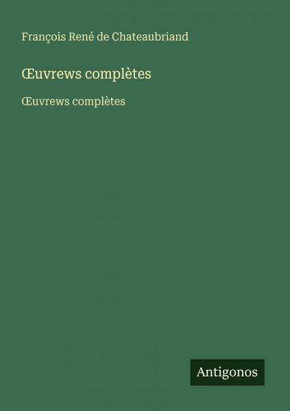 ¿uvrews complètes: ¿uvrews complètes