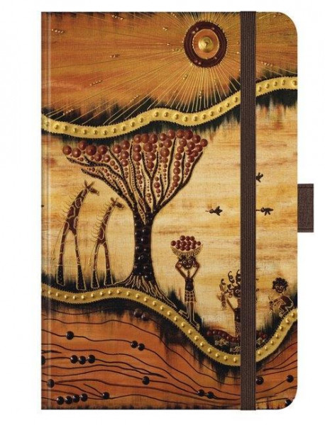 Premium Notes Small "AfricanArt - Landschaft"