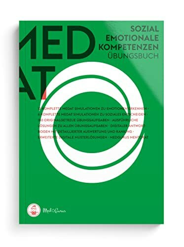 MedGurus MedAT Vorbereitung 2023 Sozial-emotionale Kompetenzen - Übungsbuch zur Vorbereitung für den Medizinaufnahmetest in Österreich