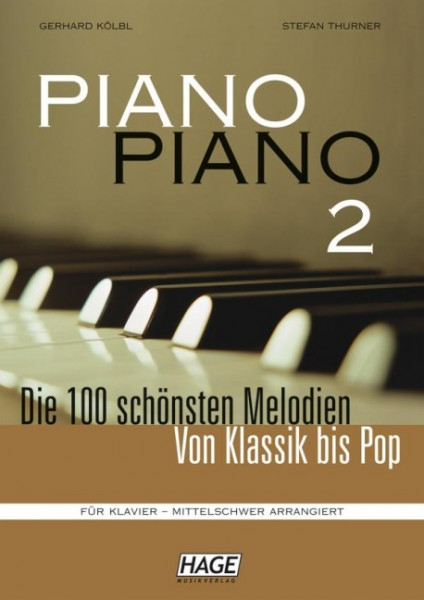 Piano Piano 2 mittelschwer (mit 4 CDs)