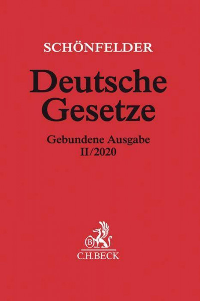 Deutsche Gesetze Gebundene Ausgabe II/2020