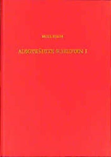 Ausgewählte Schriften, 2 Bde., Bd.1, Griechische Kunst