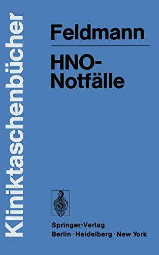 HNO-Notfälle (Kliniktaschenbücher)