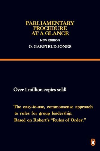 Parliamentary Procedure at a Glance: New Edition (Reference)