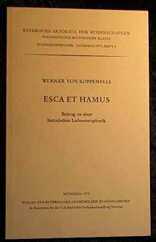 Esca et hamus: Beitrag zu einer historisches Liebesmetaphorik