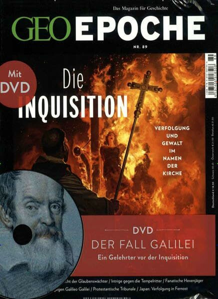 GEO Epoche (mit DVD) / GEO Epoche mit DVD 89/2018 - Die Inquisition: DVD: Der Fall Galilei