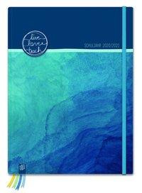 Mein Lehrerplaner A4+ "live - love - teach" - ozeanblau - Lehrerkalender für das Schuljahr 2020/2021