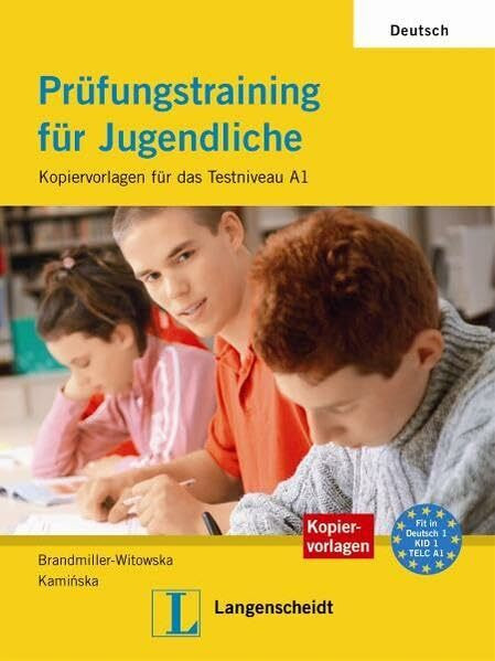 Prüfungstraining für Jugendliche - Kopiervorlagen mit Audio-CD: Kopiervorlagen für das Testniveau A1: Prufungstraining Fur Jugendliche - Kopiervorlagen MIT Audio-CD (Texto)